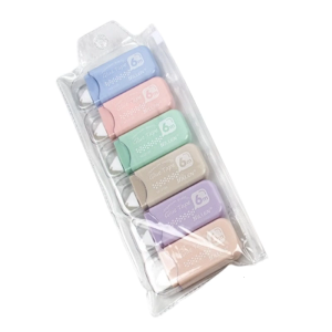 6Pcs Scrapbook Adhesive Dot 6mmX6M Clear Adhesive Roller Double Side Adhesive Tape Runner For Scrapbooking Making