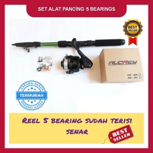 {TERMURAH} SET PANCING AUDREY UNTUK PEMULA DENGAN 6 BEARINGS DAN JORAN ANTENA 150 TERLARIS