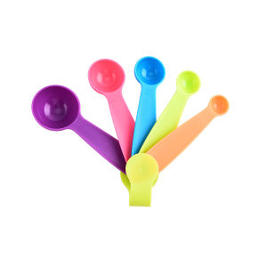 Baking Tools Kitchen Measuring Spoon Set Plastic Measuring Cup With Scale Measuring Milk Coffee Spoon Kitchen Gadgets 