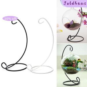 Joldhans Giá đỡ cây bằng sắt 1x23cm 9 inch để trang trí nhà Bình thủy tinh trong suốt