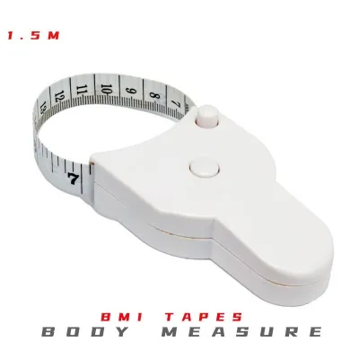 [SG Instock] Automatic Shrinking Measure Tape Body Waist Measuring Ruler Multi-purpose Sewing Tailor Measurement Tool