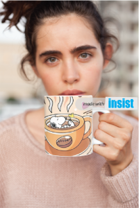 Insist Cup Of Coffee MUGSN1006 Personalized SNOOKY Cartoon Coffee Cup for Tea Mug to Happy Birthday