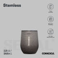 CORKCICLE Stemless 12oz - Steel Shadow. 