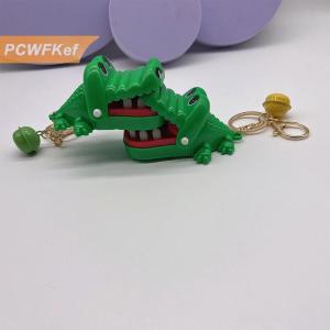 【PCWFKef】 พวงกุญแจปากจระเข้รูปการ์ตูนน่ารักตลกพวงกุญแจมือสำหรับเด็กของเล่นกัดเกมจระเข้พวงกุญแจกระเป๋าของขวัญสำหรับผู้ชายผู้หญิง