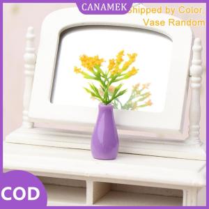 CANAMEK✨ 1 12 Dollhouse thu nhỏ hoa bình thực vật trong Chậu mô hình Dollhouse trang trí nhà đồ chơi vi cảnh quan phong cảnh đạo cụ ảnh