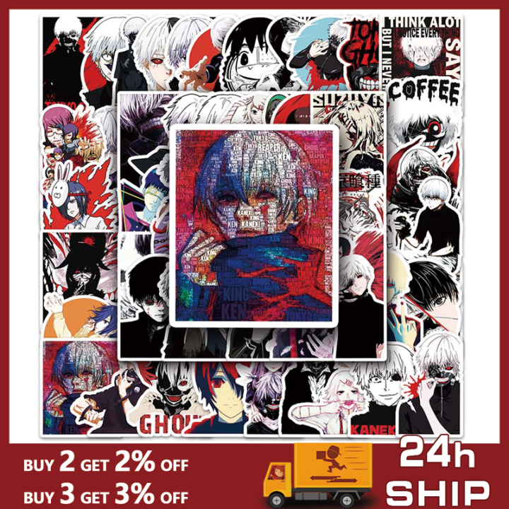 51pcs%20Anime%20Tokyo%20Ghoul%20Waterproof%20Stickers%20Lot%20Bundle%20Sticker%20Japanese%20Manga%20Vinyl%20Sticker%20-%20Image%202