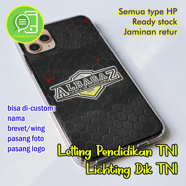 Almamater lichting letting pendidikan tamtama bintara perwita TNI angkatan darat TNI AD CUSTOM OPPO REALME VIVO XIAOMI SAMSUNG INFINIX IPHONE FOR ALL TYPE