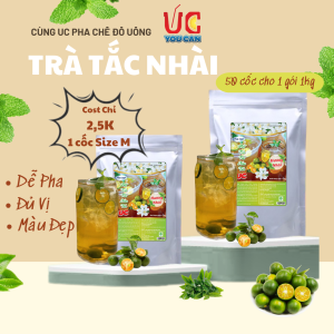Trà Tắc Nhài (1 gói 1kg) Trà UC Hàng Công Ty Thơm Ngon Chuẩn Vị Dễ Pha Nước Uống Giải Khát Thanh Nhiệt Tươi Mát