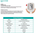 [3 Years Warranty🔥🔥] XL Size Color Digital Arm Blood Pressure Monitor Mesin Tekanan Darah Blood Pressure Machine big cuff. 