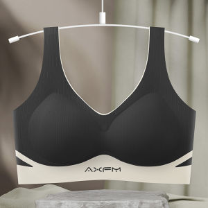 Seamless Push Up Bra For Women Wireless Breathable M-2XL Fixed Cup Soft Support Lift Sports Camisole Underwear
