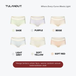 TULANDUT Seaweed Antibakteri 7A Celana Dalam Wanita 1 Pcs Seamless Premium Underwear Adem Lembut Antibakteri 7A 61303 YUONE