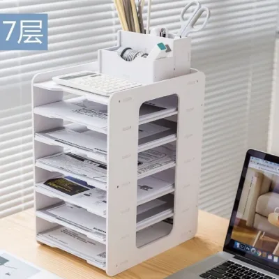 ชั้นวางเอกสาร บนโต๊ะทำงาน DIY รุ่น ชั้นวางของ ชั้นเก็บของบนโต๊ะทำงาน