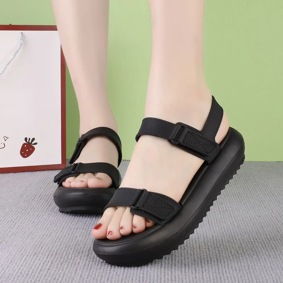 Casual Side Slope Heel Bottom Roman Shoes Fashion Tie Sandals for Women  Flat | eBay