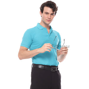 Kaos Polos Polo Shirt Kerah Esperanza - CTN Hijau Tosca