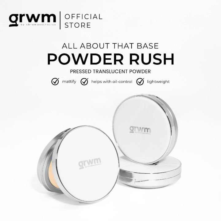 HSR GRWM Cosmetics Powder Rush Pressed Translucent Powder | Lazada PH