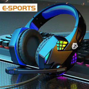 Game Headphones Gaming Headsets Bass Stereo Over-Head Earphone Wired Headset For Computer PS4 Xbox