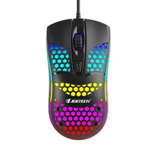 JERTECH Mouse Gaming X12 Lampu LED RGB Chroma Illumination Grade Sensor