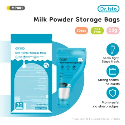 Dr.isla MPB01 Baby 30pcs Portable Milk Powder Storage Bag Double- Sealed Leakproof