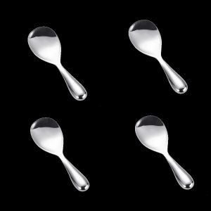 Stainless Steel Rice Scoop Non Stick Easy to Clean Durable Kitchen Spoon Cooking and Serving Utensil