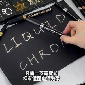 Super Metallic Marker Pens 2.0mm 1mm For Gundam Model Paint And DIY Hobby Tool