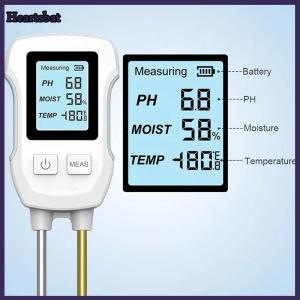 [Heartsbat] เครื่องวัดความชื้นในดินดิจิตอลแบบ3 in 1 เครื่องวัดค่า pH ความชื้นในดินพร้อมแบ็คไลท์เครื่องมือวัดพืชสำหรับสวนดอกไม้