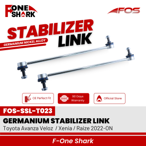 F-One Shark FOS Front Sway Bar Link Stabilizer Link Stabil Toyota Avanza Veloz / Xenia / Raize 2022-ON Premium Quality