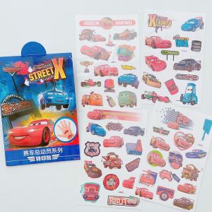 4pcs/Set Kids Tattoo Stickers PAW Patrol/Snow Princess/Unicorn/Spider-Man / Dinosaur Boys and Girls Cartoon Stickers Gift Package Package