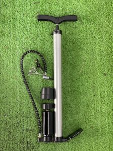 Bơm Xe Đạp Xe Máy Xe Hơi Bóng Phao Đa Năng Bơm Tay Cao Cấp KB 20D Có Đồng Hồ Đo Áp Suất