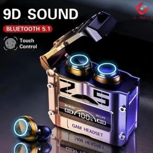M25 TWS Bluetooth Earphone Sensor Touch V5.3 Wireless Earbuds Gaming No Delay Headset HiFi Sound LED Display