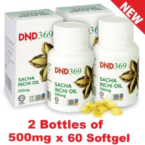 New DND369 Sacha Inchi Oil 500mgx60 Softgel Dr. Noordin Darus DND 369 Zemvelo