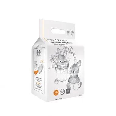 Bỉm - Tã dán Momo Rabbit Baby Band Diapers - Đủ Size - Bibo Mart