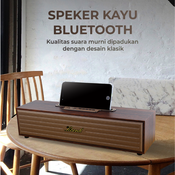 KISONLI%20-%20Speaker%20Bluetooth%20Retro%20Klasik%20Bahan%20Kayu%20Asli%20Memiliki%20Phone%20Holder%20G-11A%20-%20Image%208