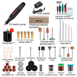 108PCS Electric Drill Grinder Engraver Pen Electric Rotary Tool Grinding Machine Accessories Engraver Pen Electric Rotary Tool