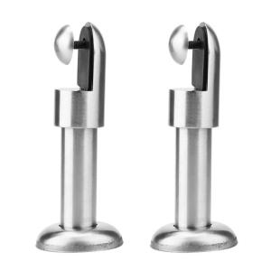 2Pcs Toilet Partition Foot Hardware Public Restroom Bracket Toilet Stainless Steel Stand Bathroom Accessories Enduring