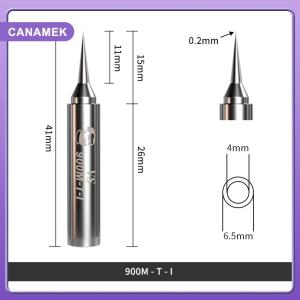 【CANAMEK】 900M Welding Tips Soldering Iron Head Replacement For 936 Soldering Stations Durable Solder Head Welding Accessories