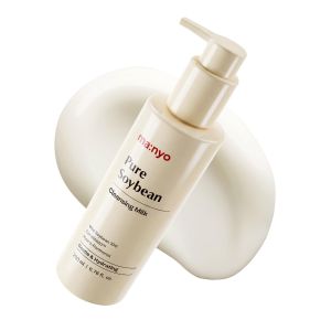 MANYO Pure Soybean Cleansing Milk Hydrating Facial Milky Cleanser for Skin Barrier Repair Hydrating Skincare with Hyaluronic Acid for Dry Sensitive Skin 6.76 fl oz (200ml)