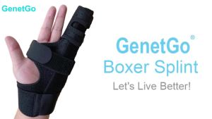 Boxer Break Metacarpal Splint Brace - 4th or 5th Finger Splint Support (Small)