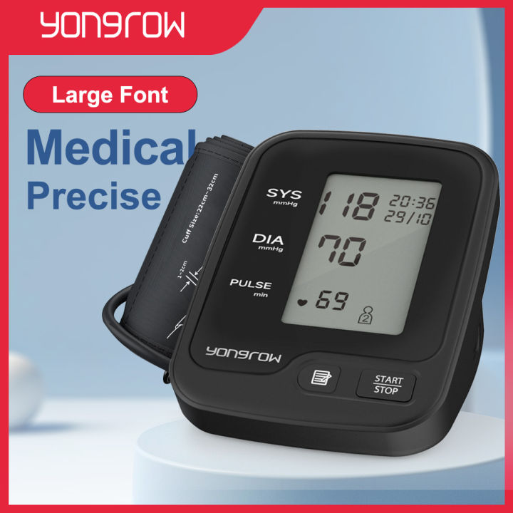 Yongrow Upper Arm Blood Pressure Monitor Digital BP Sphygmomanometer