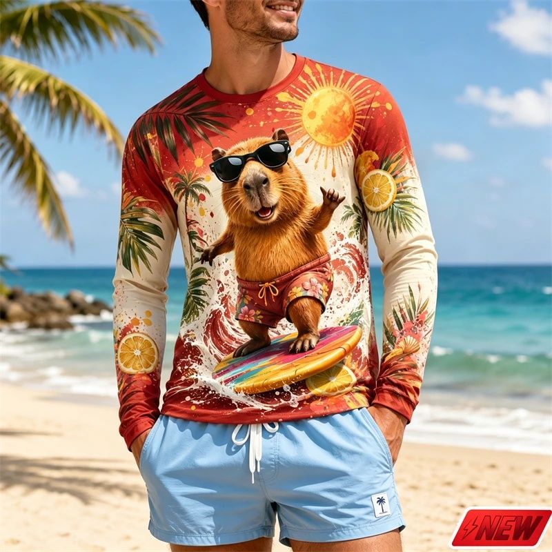 HUYT TSHIRT [Local Stock] Christmas Halloween Long Sleeve T Shirt Men ...