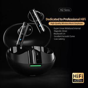 KZ Sora Bluetooth 5.4 Earphones True Wireless HiFi Bass Music Headphones High Quality TWS Earbuds Low Latency Gaming Headset2026