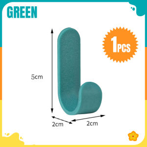 Innohut Wall Mounted Plastic J Hook Shape Cangkuk Penyangkut Dinding Plastik Wall Hanging Hook Punch Free J Shape Hook