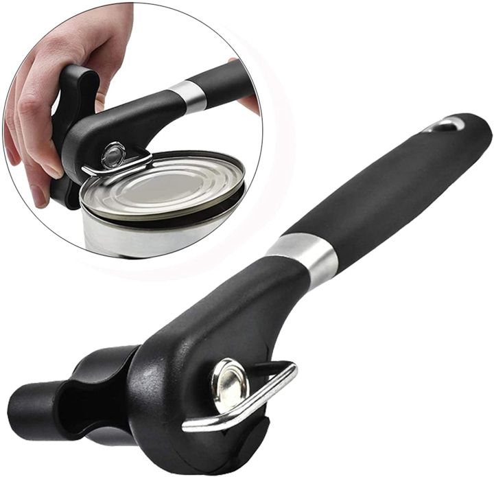 Safety Can Opener / Side Cut Manual Sharp Can Opener / Stainless Steel