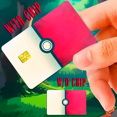 POKEMON - ATM/CREDIT/DEBIT/BEEP SKIN CARD STICKER LAMINATED ANTI-SCRATCH AND WATERPROOF