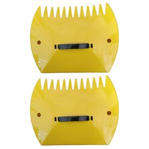 Lá muỗng lá Grabber 2pcs Cầm Tay Lá muỗng vườn sân lá muỗng tay cào vườn lớn tay lược thưa