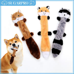 Pet Puppy Supplies Squirrel Dog Plush Chew Toy Bite Resistant Sound Interactive Squeaky Indestructible dogs Toys