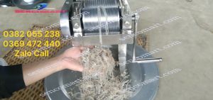 Máy thái bì inox sợi 1mm siêu nhanh