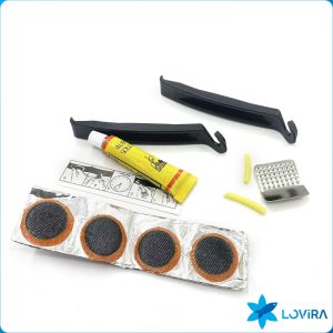 LoviRa Bike Inner Tube Repair Kit Bicycle Tube Patch Kits with Portable Storage Box