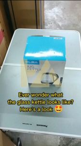 Elba 1.7L Glass Jug Kettle EJKF1723G(BK) / EJKF1723 电热水壶 Pemanas Air