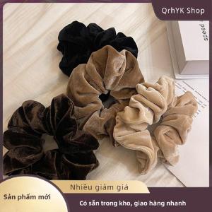 Hàng có sẵn✨ Cổ Điển Nhung Scrunchie Cô Gái Tóc Đuôi Ngựa Chủ Lớn Đàn Hồi Cao Su Tóc Sợi Dây Thừng Phụ Nữ Tóc Tie Mềm Mũ Nón Thời Trang Tóc Phụ Kiện