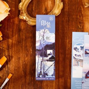 30pcs [Per Box] Pembatas Buku Motif Paper Bookmark Painter Series Pembatas Buku Kertas Aesthetic